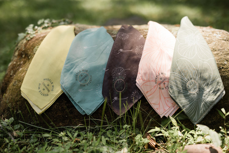 Bandana Bliss X The Hustle Wig: Summer Scarf Collection
