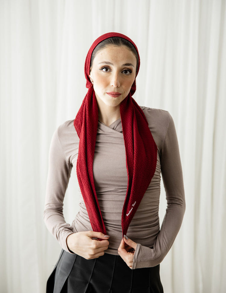 Bamboo Burgundy (Square)