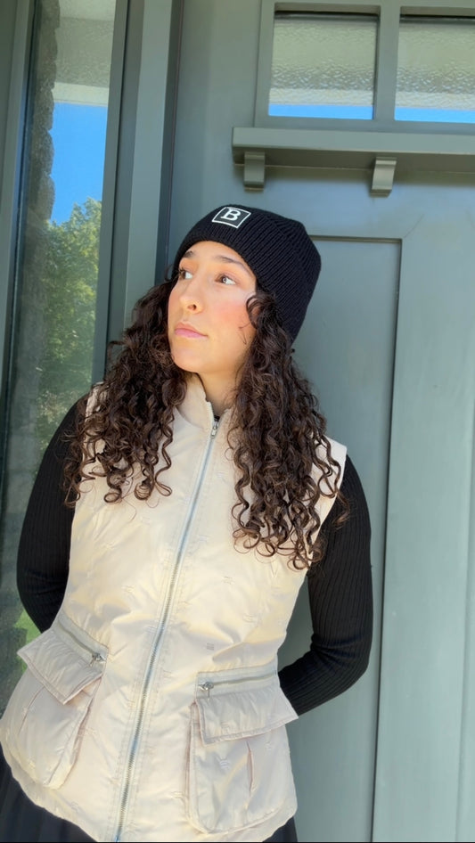 Classic Black Beanie