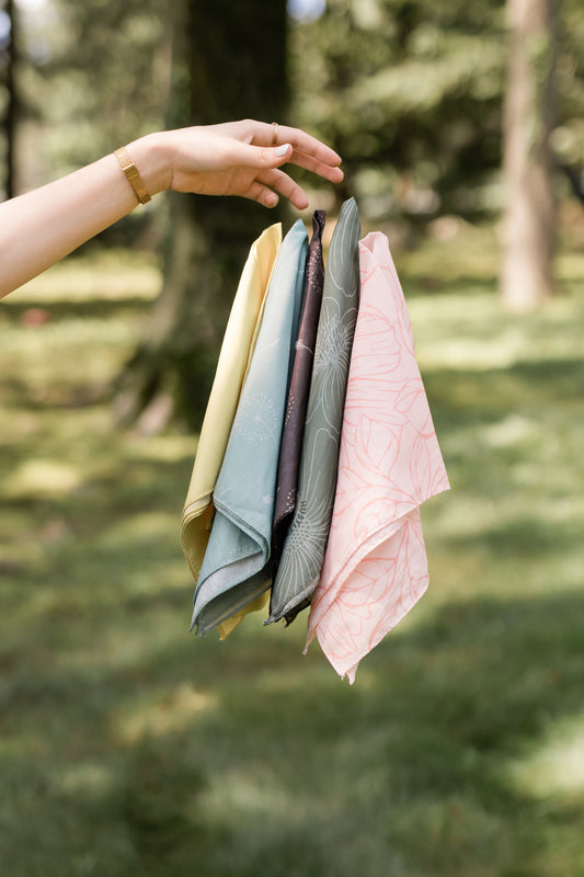 Bandana Bliss X The Hustle Wig: Summer Scarf Collection