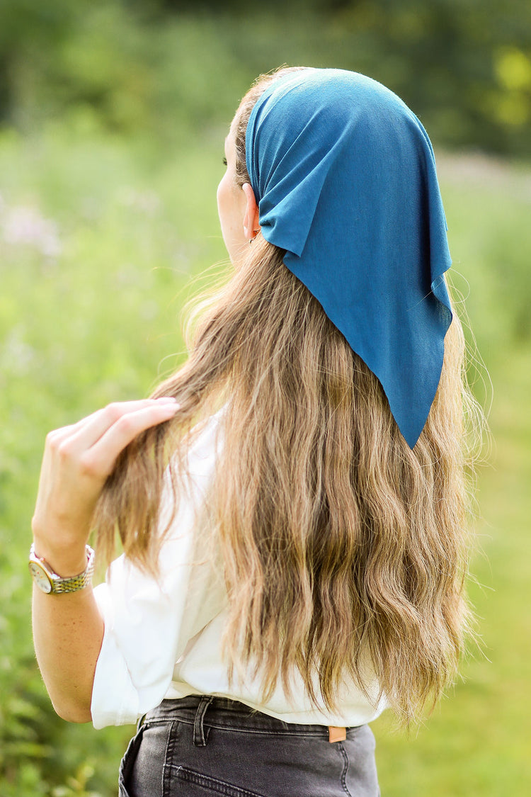 Solid Blue Bandana