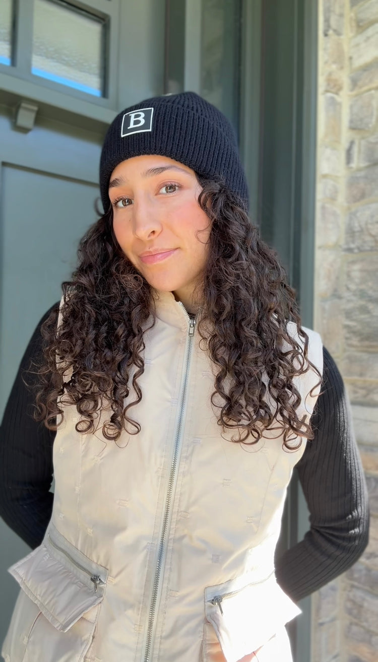 Classic Black Beanie