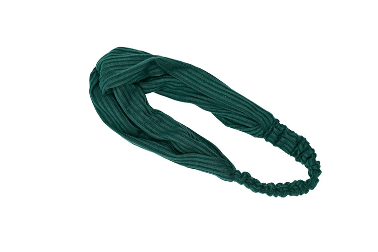 Emerald Green Solid Knot Headband