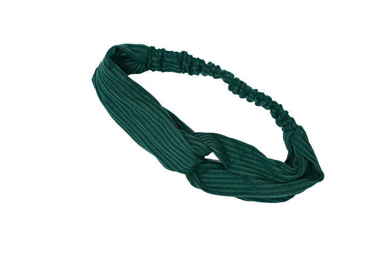 Emerald Green Solid Knot Headband