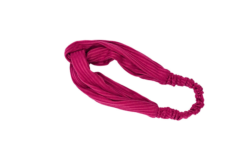 Plum Solid Knot Headband