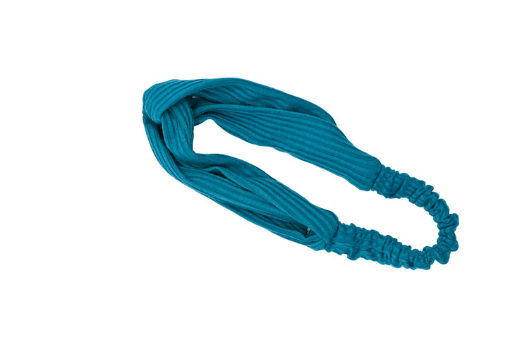 Teal Solid Knot Headband