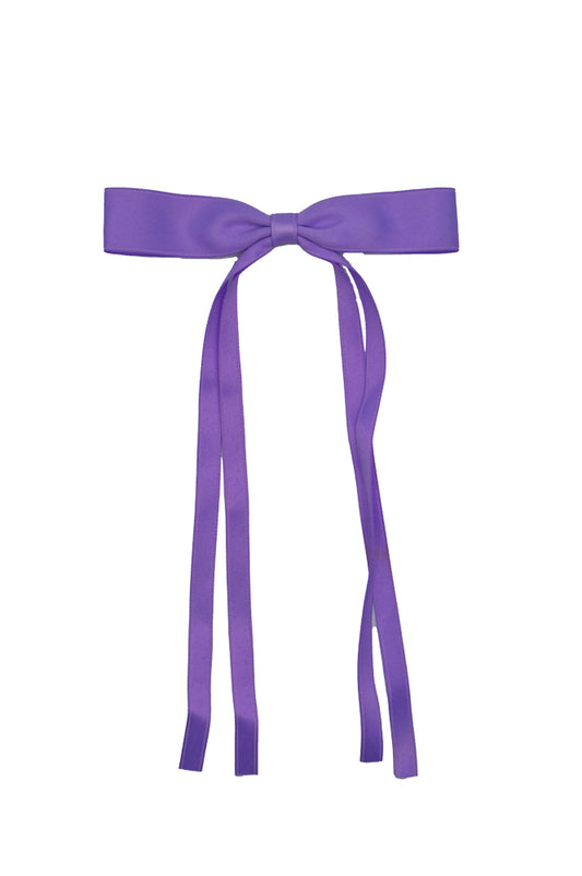 Lavender Silk Bow