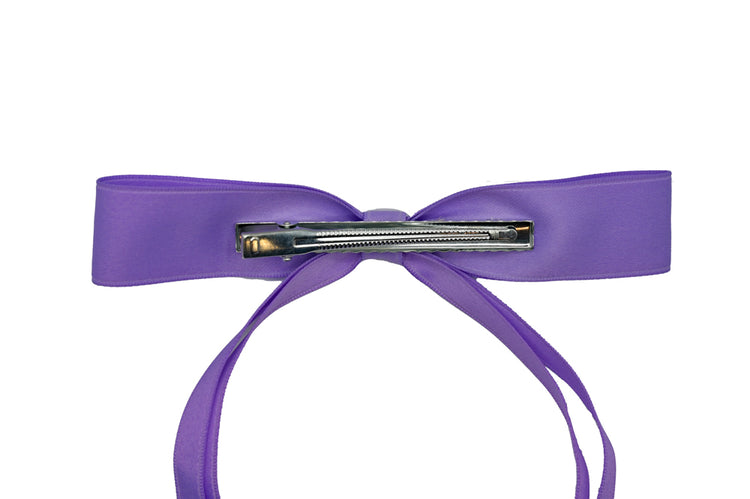 Lavender Silk Bow