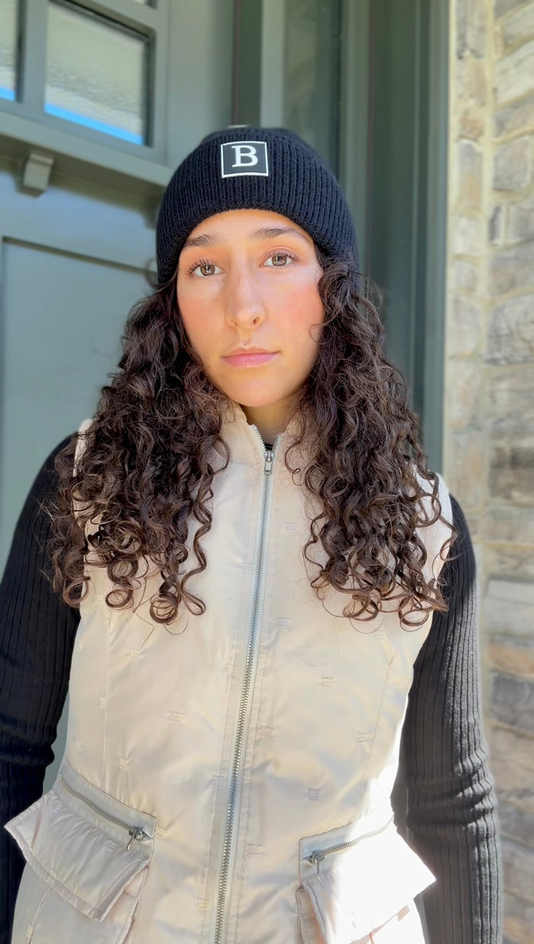 Classic Black Beanie