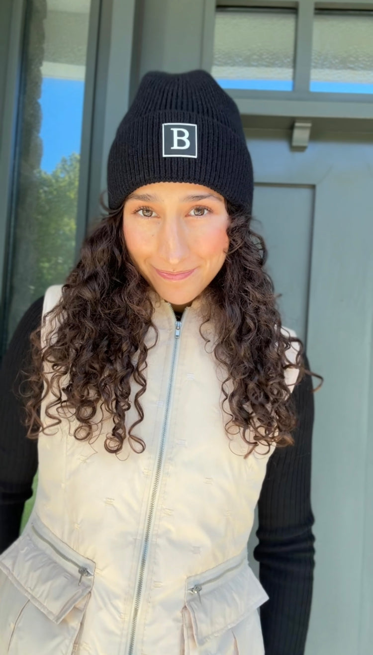 Classic Black Beanie