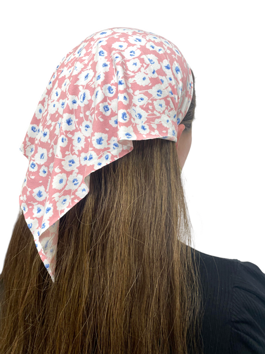 Light Pink Daisy Bandana