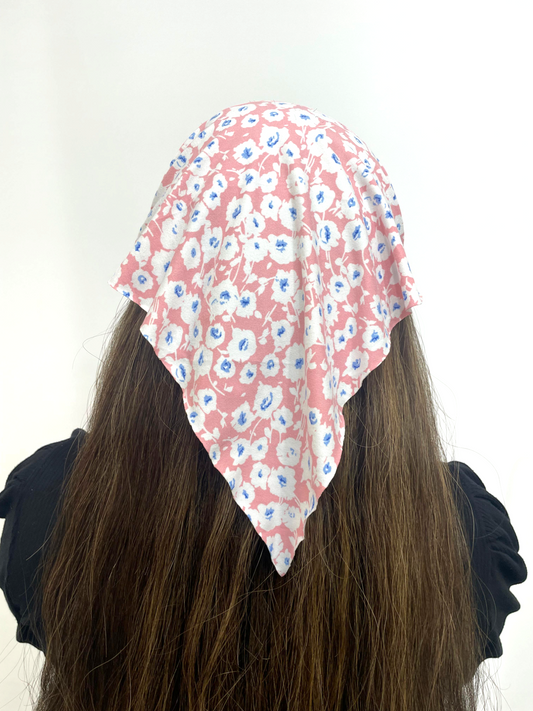 Light Pink Daisy Bandana