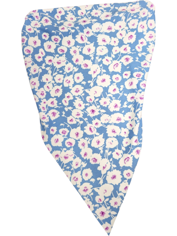 Light Blue Daisy Bandana