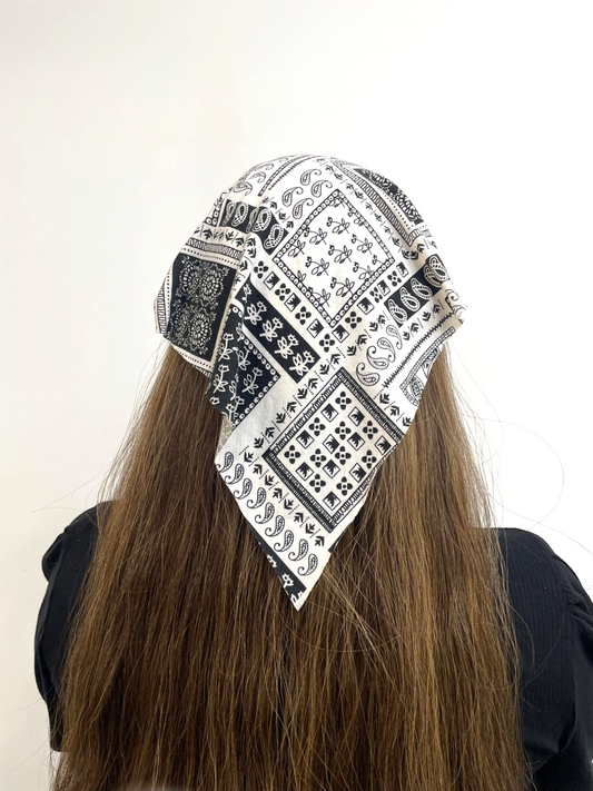 Retro Bandana (White)