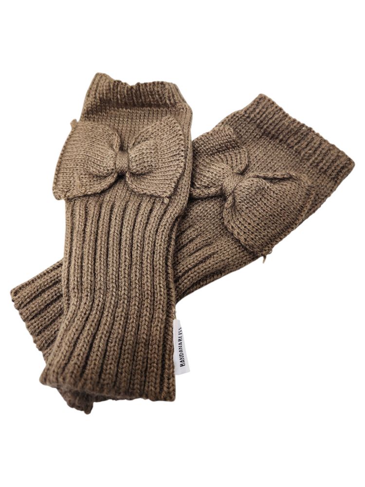 Fingerless Bow Gloves